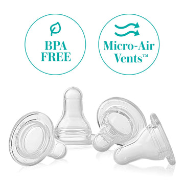 Evenflo Classic Fast Flow Silicone Nipples 4 Ea, Clear