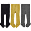 Epeius Little Girl Tights Toddler Baby Girl Seamless Cable Knit Leggings Solid Cotton Stockings Footed Pants Pantyhose For 2-4 Y