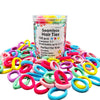 150Pcs Elastic Hair Ties, Seamless Hair Band, Ponytail Holder No Crease Damage, Cotton Bands, Hair Scrunchies For Thick Thin Hai