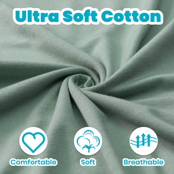 Newborn Baby Knotted Gown, Super Soft Silky Infant Sleeper, Baby Girl Sleep Gown With Mittens, Bow, Clip And Hat Set