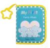 Buviagem Baby Soft Cloth Album; Babys My First Photo Book For Family Memery With Safe Mirror Holds 17 Photos Lovely Elephant Fam