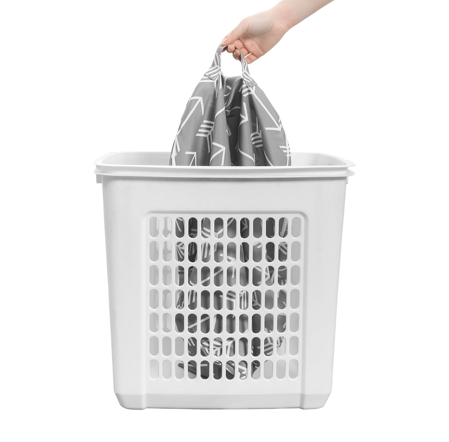 Water Resistant Removable Cover For Newborn Lounger | Unisex Gray Arrow Design | Premium Quality Soft Wipeable Fabric (Gray Arro