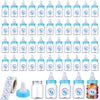 62 Pcs 3.5 Inch Baby Mini Milk Bottle Baby Shower Favor With 500 Adhesive Thank You For Showering Stickers, Small Plastic Candy