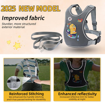 2025 New Safety Harness For Older Children (6-12Yrs) With Autism Special Needs Adhd/Asd, Teens Youth Vest Walking Harness With G