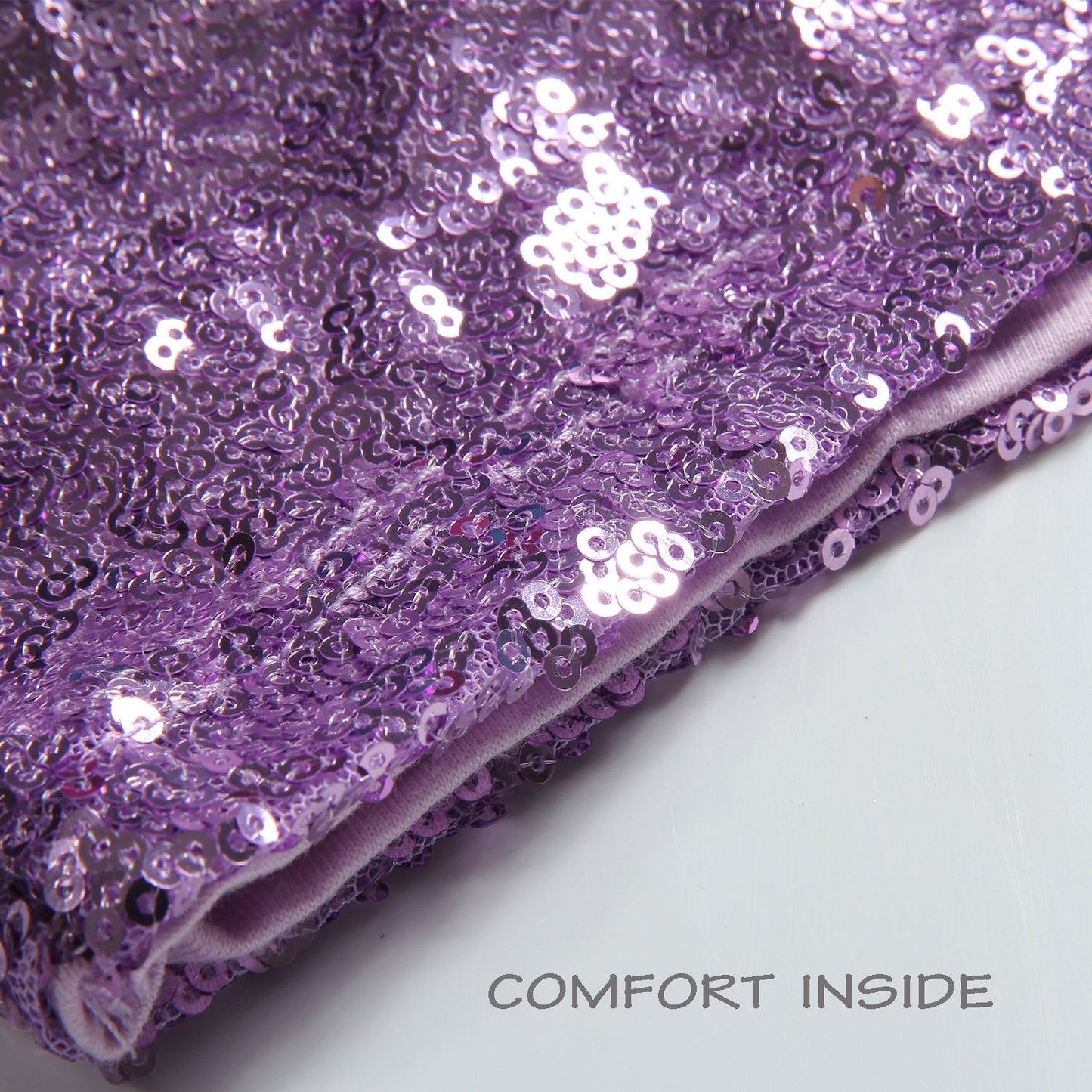 Cilucu Girls Shorts Toddler Sequin Shorts Sparkles On Both Sides Purple 5T