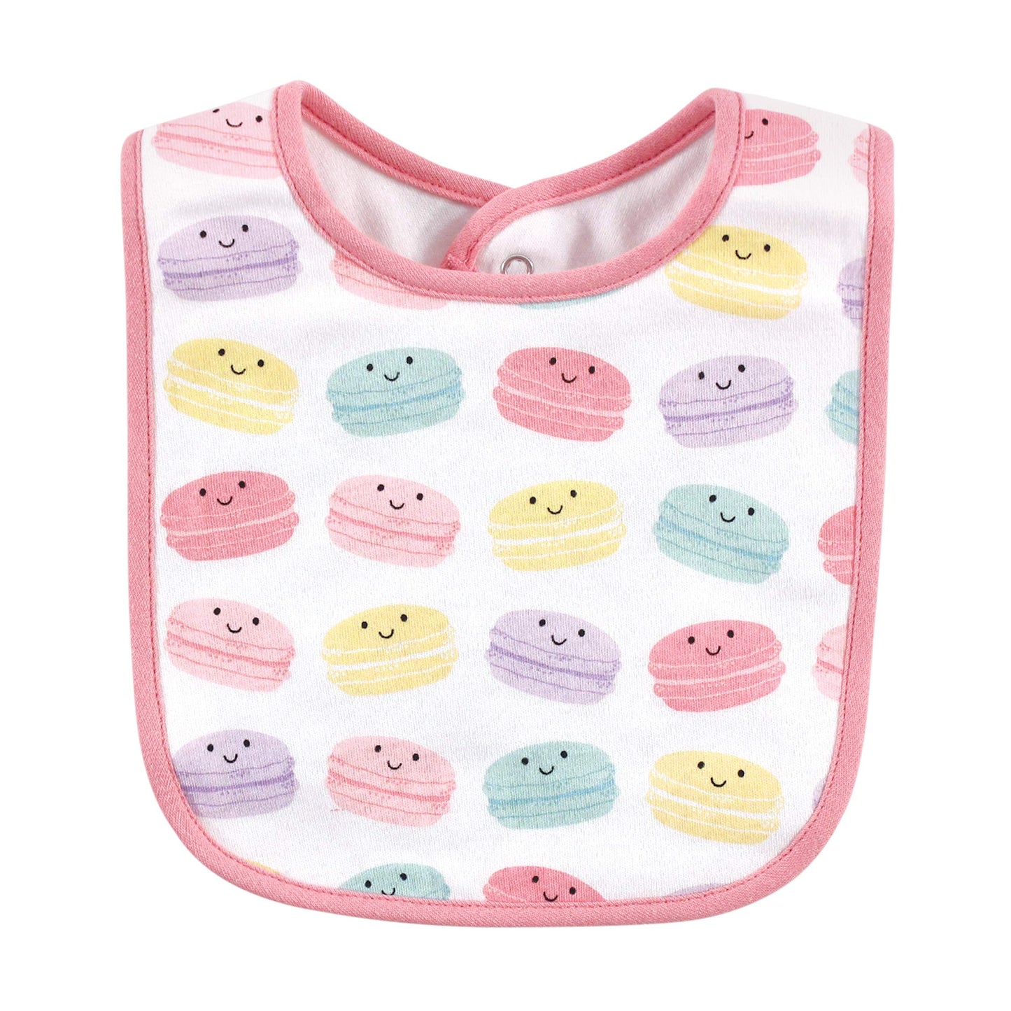 Hudson Baby Unisex Baby Cotton Bibs, Sweetest Cupcake, One Size