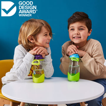 B.Box 15Oz Sport Spout Bottle: Kids Water Bottle With Durable Tritan. Silicone Spout With Flip Top Lid, Leak Proof, Spill Proof,