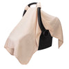 Muslin Cotton Baby Car Seat Cover, Universal Fit Carseat Canopy Covers For Babies, Girls And Boys By Comfy Cubs (Blush)