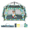 Funsland Playpen Pop-Up Tent For Baby - Outdoor Play Tent For Beach With Canopy Portable Play Yard For Kids And Toddlers