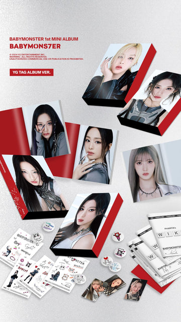 Babymonster Babymons7Er 1St Mini Album Contents+Photobook+Photocard+Etc+Tracking Sealed Bm (Yg Tag Chiquita Version)