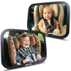 Onco Baby Car Mirror Rear Facing (2-Pack) - Award-Winning Car Mirror For Baby 100% Shatterproof Baby Mirror For Car Journeys, Sh