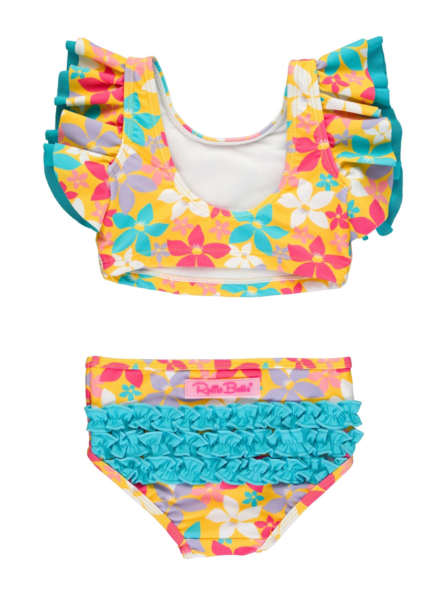 Rufflebutts Upf50+ Endless Summer Floral Butterfly Tankini - 12-18M