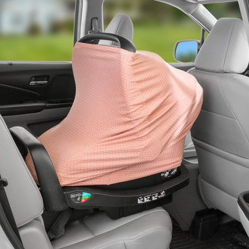 Weesprout Car Seat Covers For Babies - Carseat Canopy Easily Slips On & Off, Fits All Baby Car Seats, Easy To View Child, 9-In-1