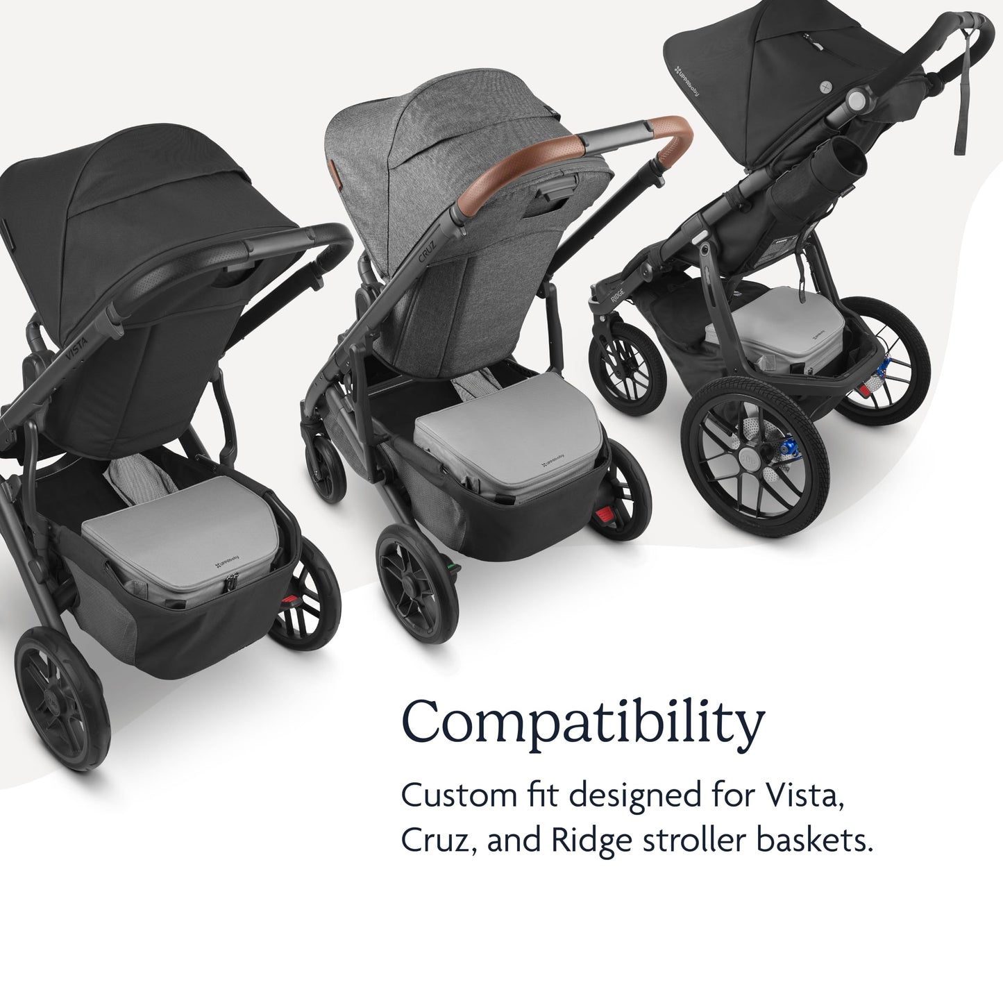 Uppababy Bevvy Cooler/Insulated + Leakproof/Portable Handles/Fits In Vista, Cruz, Ridge Stroller Baskets