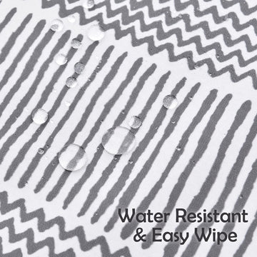 Splat Mat For Under High Chair/Arts/Crafts, Triluby 51' Waterproof Non Slip Food Splash Mat For Eating Mess, Washable Weaning M