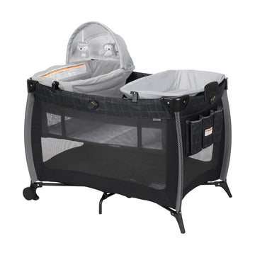 Safety 1St Play-And-Stay Play Yard, Easy Fold, Full-Size Play Yard With Removable Full Bassinet, High Street
