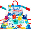 Fishing Game Toddler Sensory Toys Montessori Toy for 1-3 Birthday Gift 23pcs Sea Animal Cloth Fish Game for kids 1 Year Old with