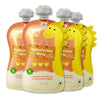 Rorosaur Ready To Eat Fruit & Veggie Baby Food Puree Pouch For 6+ Months 100G Each, Pk Of 4 | Made With Sweet Potato & Apple Pur