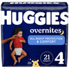 Nighttime Baby Diapers Size 4, 21 Ct, Huggies Overnites