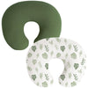 Coreeky Muslin Nursing Pillow Covers, 2 Pack, Soft & Adorable Slipcovers with Zipper Closure, 100% Cotton Covers for Breastfeedi