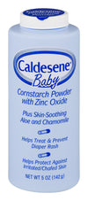 Caldesene Cornstarch Baby Powder With Zinc Oxide, Talc-Free Baby Powder, 5 Oz