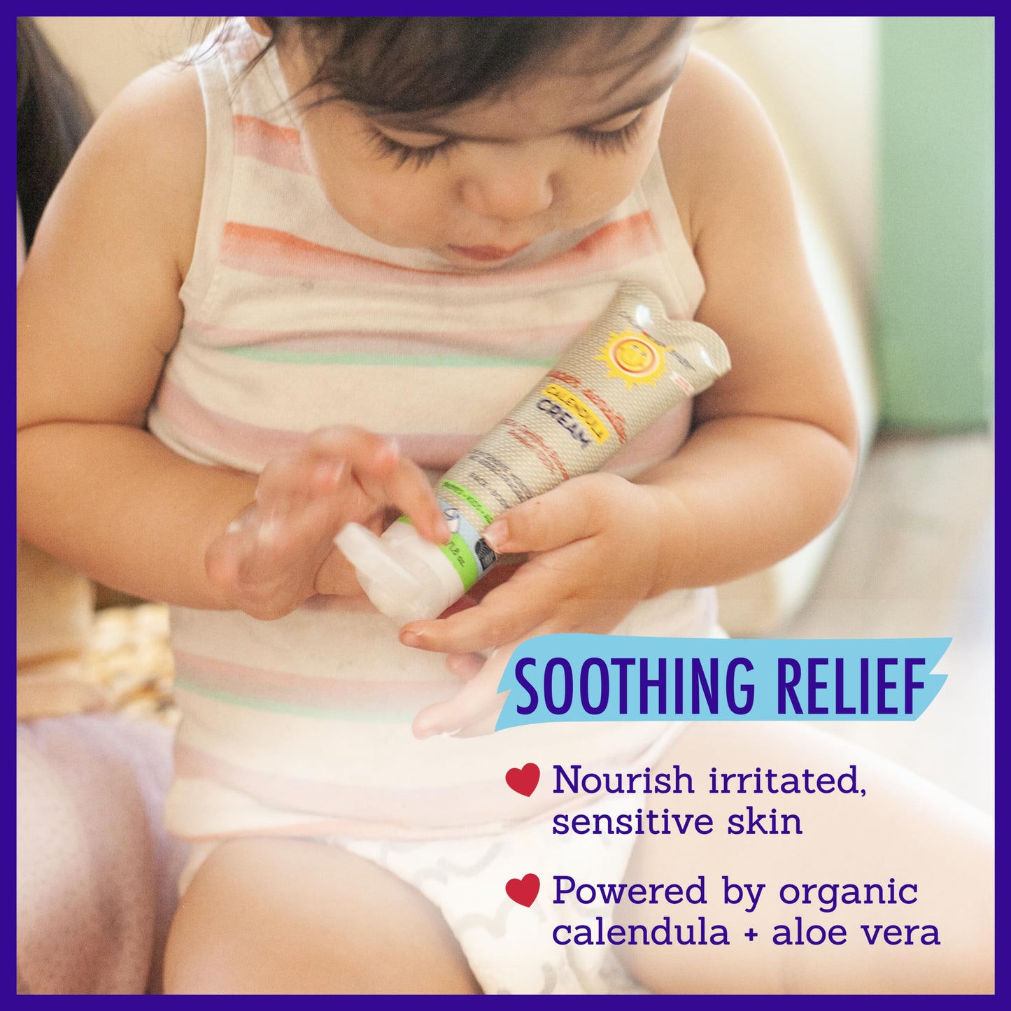 California Baby Calendula Cream (Unscented) | Soothing Baby Face Cream | 100% Plant-Based | Organic Calendula + Aloe Vera | Unsc
