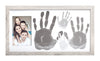 Kate & Milo DIY Family Photo Frame and Paint Kit - Craft Keepsake for Parents, Rustic Farmhouse Home Decor, Gray