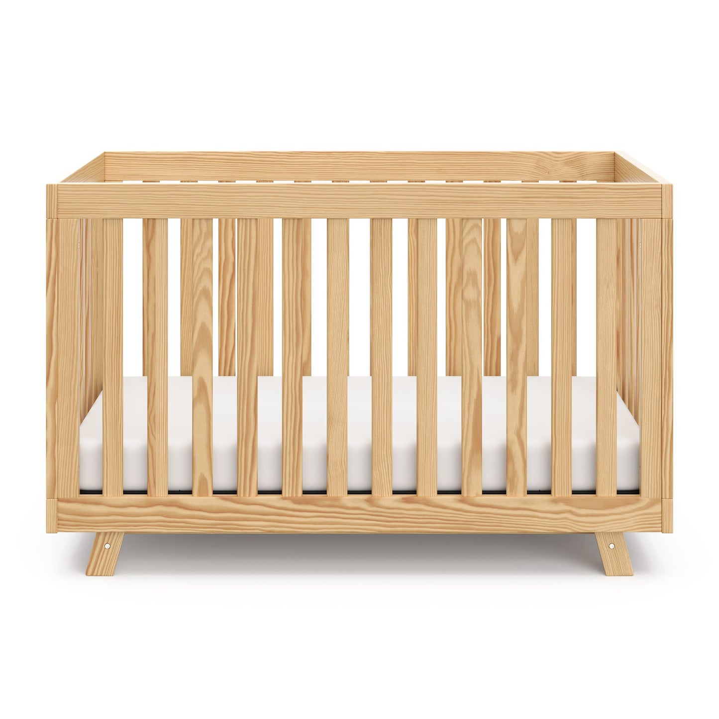 Storkcraft Beckett 3-In-1 Convertible Crib (Natural) - Converts From Baby Crib To Toddler Bed And Daybed, Fits Standard Full-Siz