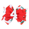 Strawberry Bow Hair Clips - Girls 4Th Birthday Party Decoration, Berry Sweet 4Th Birthday Bow Hair Clips, Sweet Girls Red Bow Ha