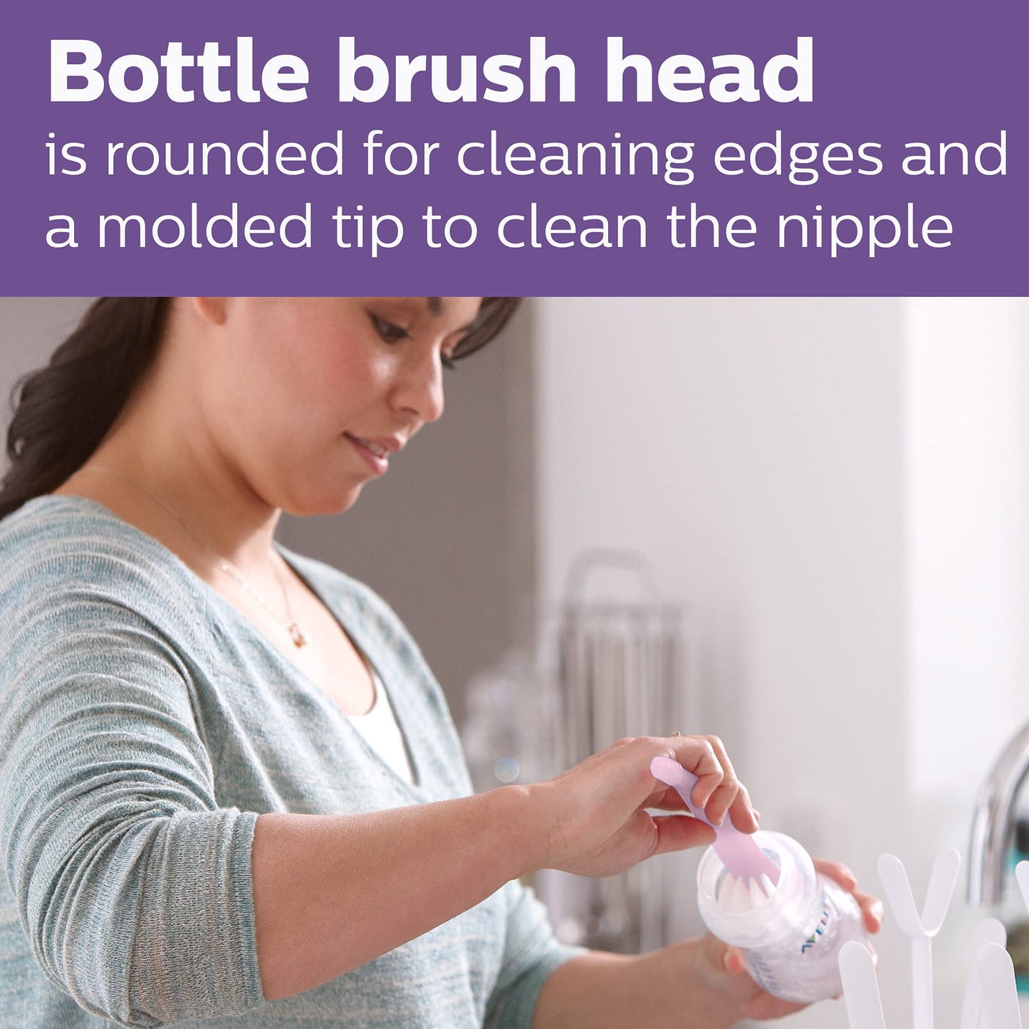 Philips Avent Natural Baby Bottle With Natural Response Nipple, Pink Baby Gift Set With Snuggle, Scd838/03