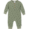 Gerber Modern Moments Baby Boys' Henley Romper, Pines, 18 Months