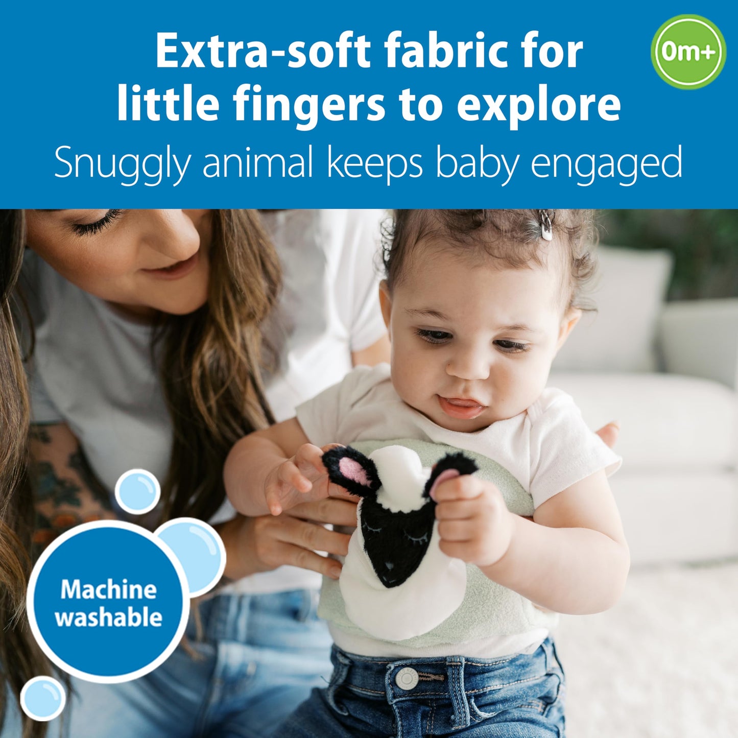 Dr. Brown'S Infant Gripebelt Heated Belly Band, Soothe Baby'S Tummy With Gentle Warmth And Compression, Lamb, 0M+