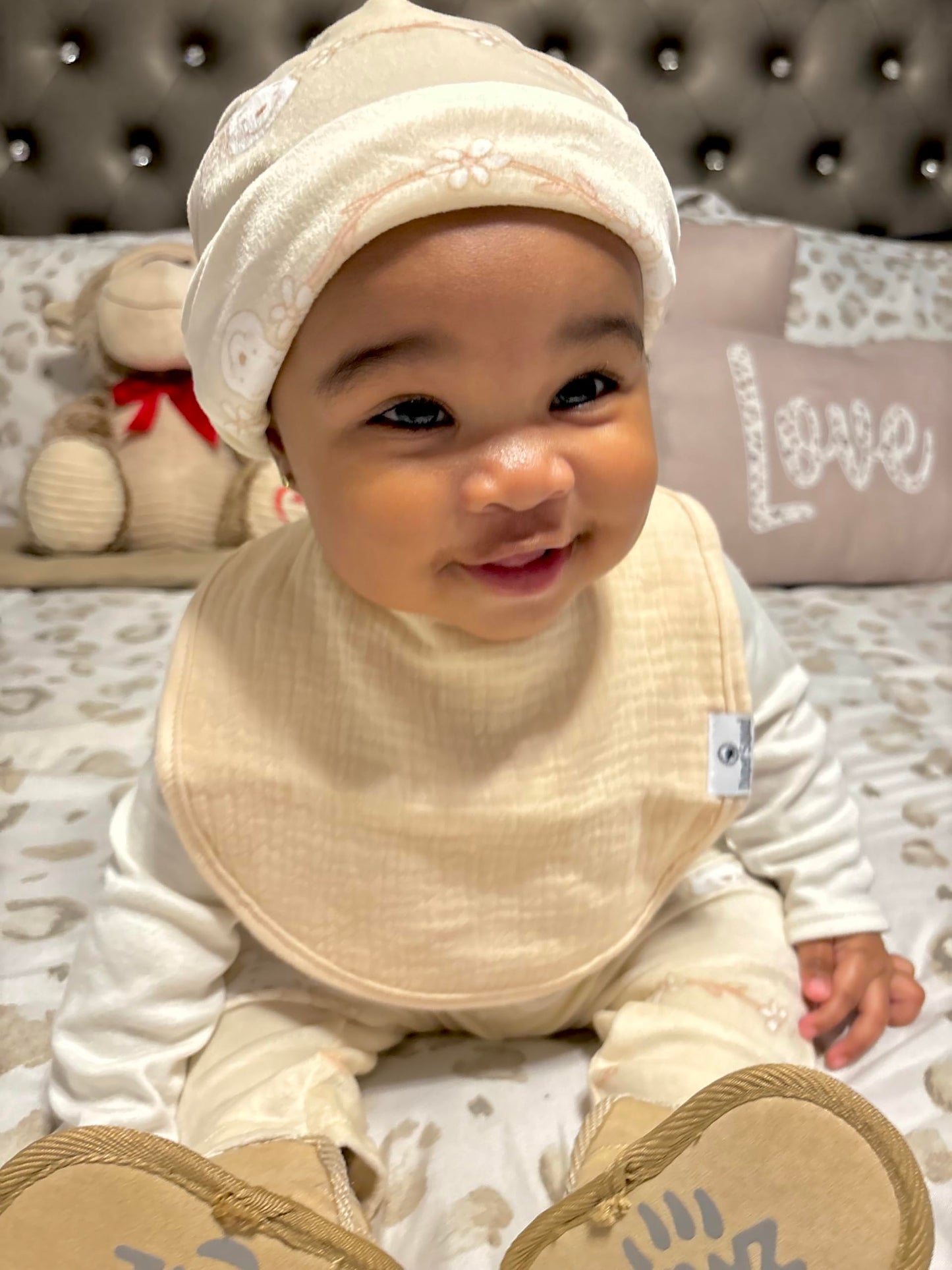 Diapersquad'S 10-Pack Baby Bibs For Drooling And Teething, Bibs For Boys, Baby Girl - Solid Cotton Baby Drool Bibs (Girly Solids