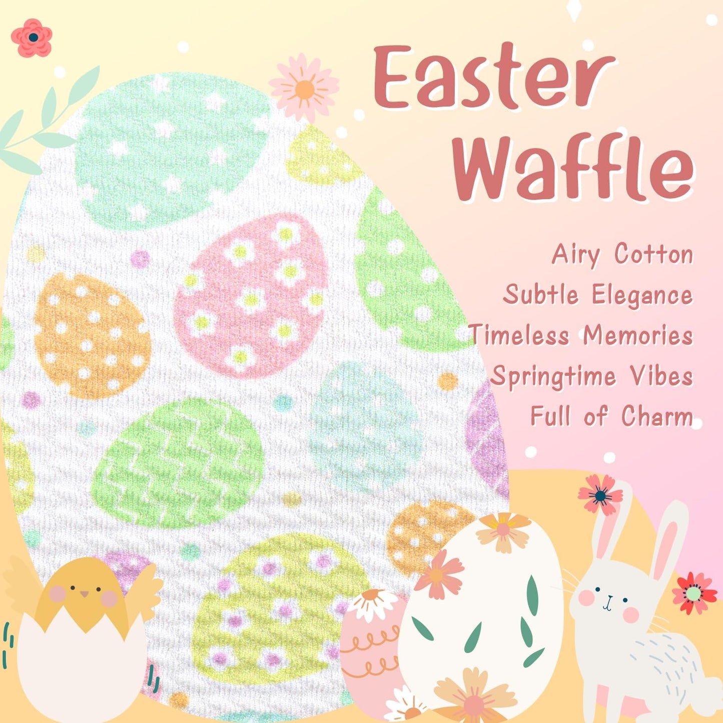 Yanjie 7' Easter Baby Girl Bows Egg Headband Easter Hair Bows Large Easter Baby Headband Toddler Girls Hair Accessories Infant