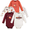 Hudson Baby Unisex Baby Cotton Long-Sleeve Bodysuits Hello Autumn, 12-18 Months
