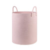 Hobasket Cotton Rope Laundry Basket Hamper For Girls Kids Baby Nursery Hamper Bin Woven Blanket Basket For Living Room Cute Baby