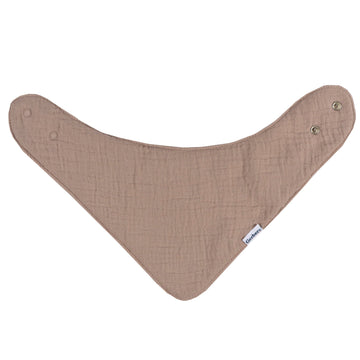 Gerber Baby Unisex Muslin Bandana Bibs 10-Pack, Solid Earth, One Size