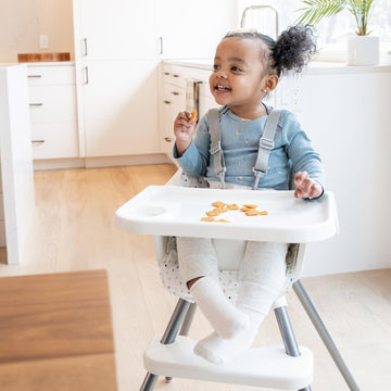 Regalo High Chair With Jelly Bean Seat Pad For Babies And Toddlers, Award Winning Brand, Removable Oversized Tray With Cup Holde