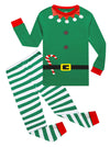 Family Feeling Baby Infant Holiday Christmas Elf Pjs Long Sleeves Pajamas Set Green Size 18-24M