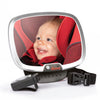 Diono Easy View Plus Baby Car Mirror With Light, Safety Car Seat Mirror For Rear Facing Infant With 360 Rotation, Led Night Ligh