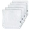 KiddyStar Organic Cotton Baby Burp Cloths - 5 Pack | Ultra Soft, 3-Layer, Large & Super Absorbent Newborn Essentials