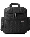 Skip Hop Diaper Bag Backpack: Forma, Multi-Function Baby Travel Bag with Changing Pad & Stroller Attachment, Jet Black