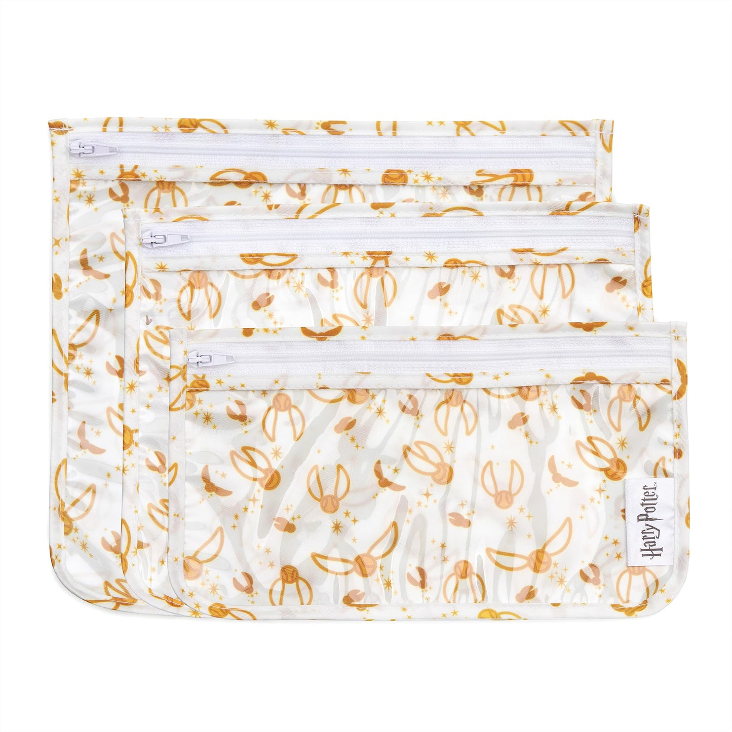 Bumkins Travel Bag, Toiletry, Tsa Approved Pouch, Zip Bag, Quart Size Airline Compliant, Clear-Sided, Baby, Diaper Bag Organizat