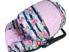 7Pc Baby Boy Baby Girl Whole Set Of Infant Car Seat Cover Canopy Hat Nursing Scarf, 01At02