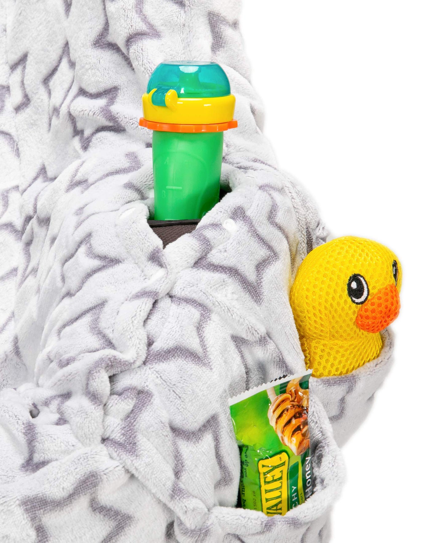 Niko Easy Wash Children'S Car Seat Cover & Liner -Minky -Silver Star -Perfect For Winter Weather-Universal Fit -Crash Tested -Wa