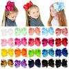 20Pcs Big 6 Inch Hair Bows For Girls Grosgrain Ribbon Toddler Hair Accessories With Alligator Clips For Toddlers Baby Girls Kids