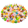 XY-WQ 100 Pack Rubber Duck for Jeeps Ducking - 2.3 Inch Bulk Floater Duck for Kids - Baby Bath Toy Assortment - Party Favors, Bi