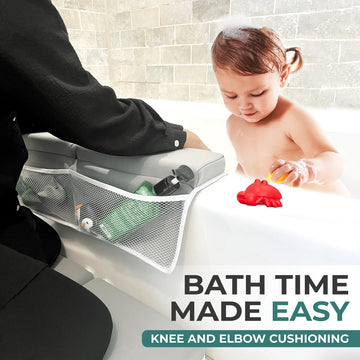 Bath Kneeler And Elbow Rest Pad Set, Comfortable Bath Kneeler, Thick Bath Kneeling Pad For Bathing Baby, Kneeling Pad For Bathin