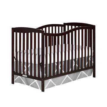 Dream On Me Chelsea 5-In-1 Convertible Crib In Espresso, Jpma Certified