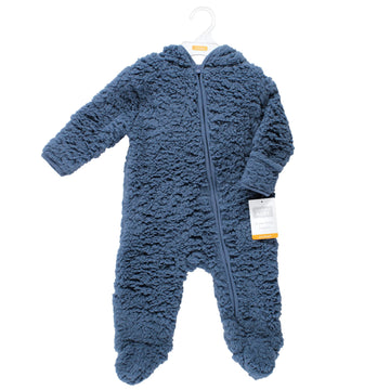 Hudson Baby Unisex Baby Fleece Sleep And Play, Coronet Blue, 18-24 Months